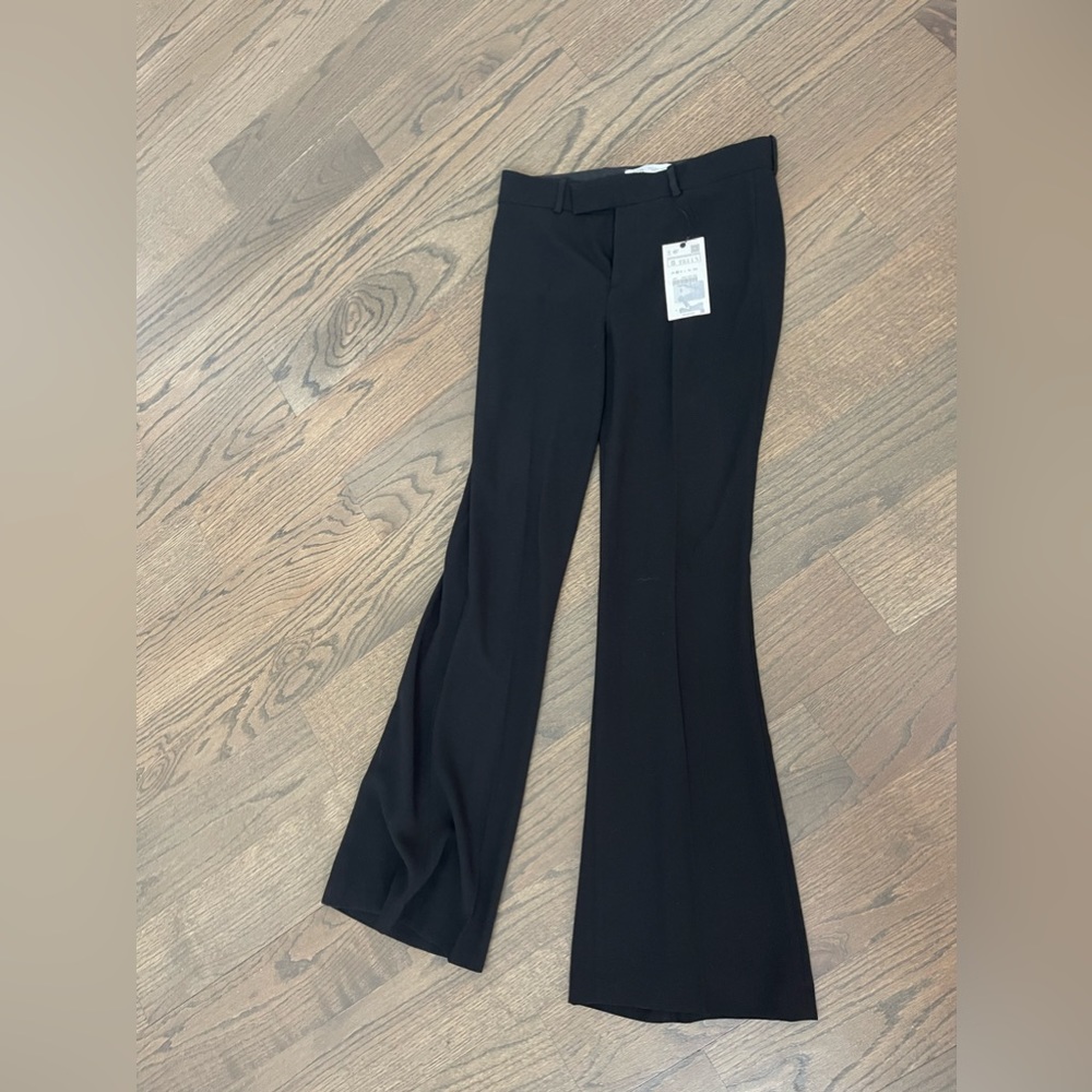 Zara black wide leg pants